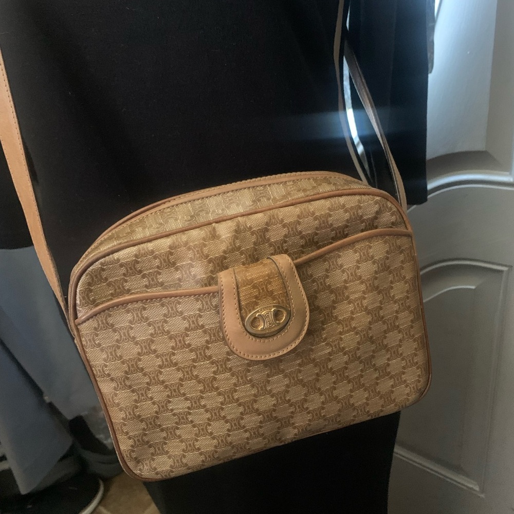 Stylish Celine Macadam Crossbody Bag
